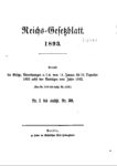 Reichs-Gesetzblatt – Jahrgang 1893