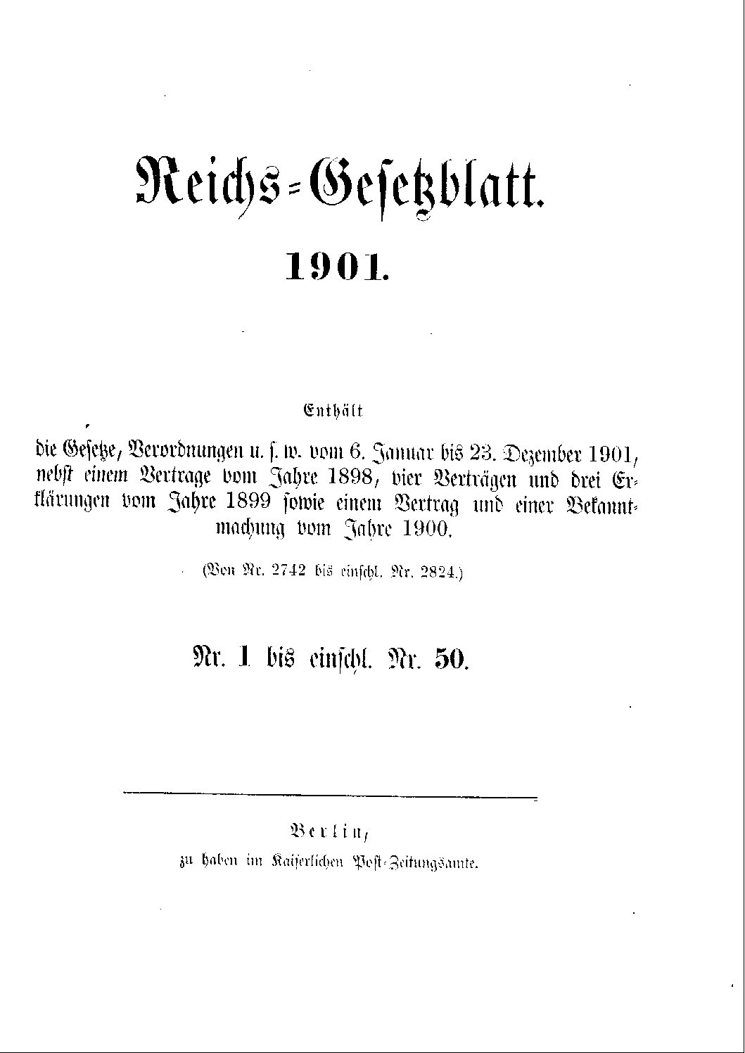 Jahrgang 1901