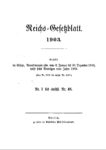 Reichs-Gesetzblatt – Jahrgang 1903