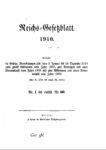Reichs-Gesetzblatt – Jahrgang 1910