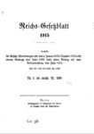 Reichs-Gesetzblatt – Jahrgang 1915
