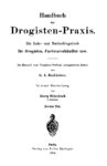 Handbuch der Drogisten-Praxis – Zweiter Teil