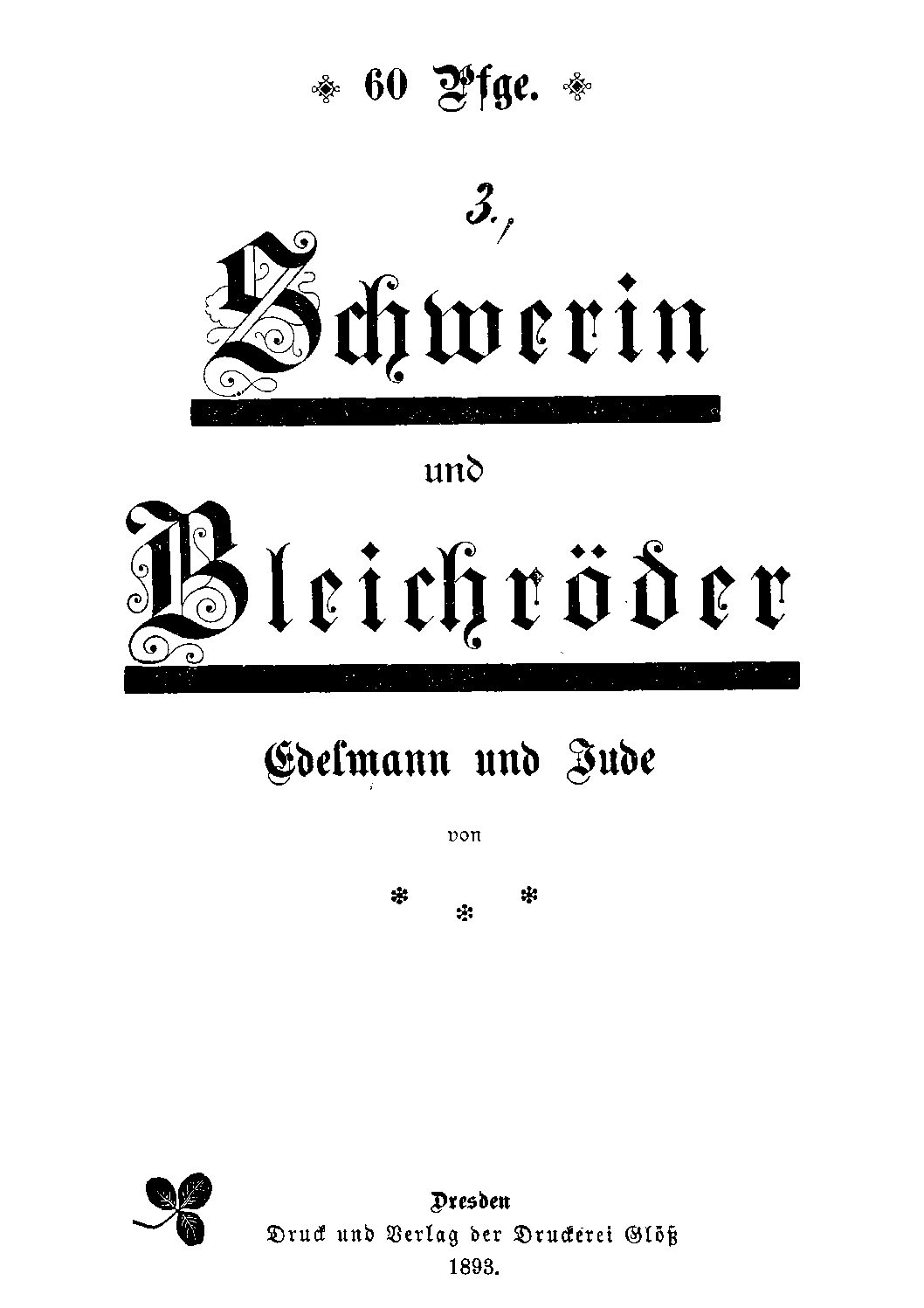 Schwerin und Bleichröder