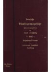 Deutsche Staatsgrundgesetze – X. Heft, 3. Abteilung: Verfassungs-Urkunde der freien und Hansestadt Hamburg vom 13. Oktober 1879