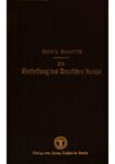 Die Verfassung des Deutschen Reichs mit Erläuterungen