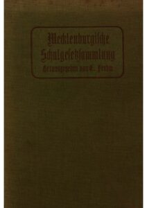 Mecklenburgische Schulgesetzgebung