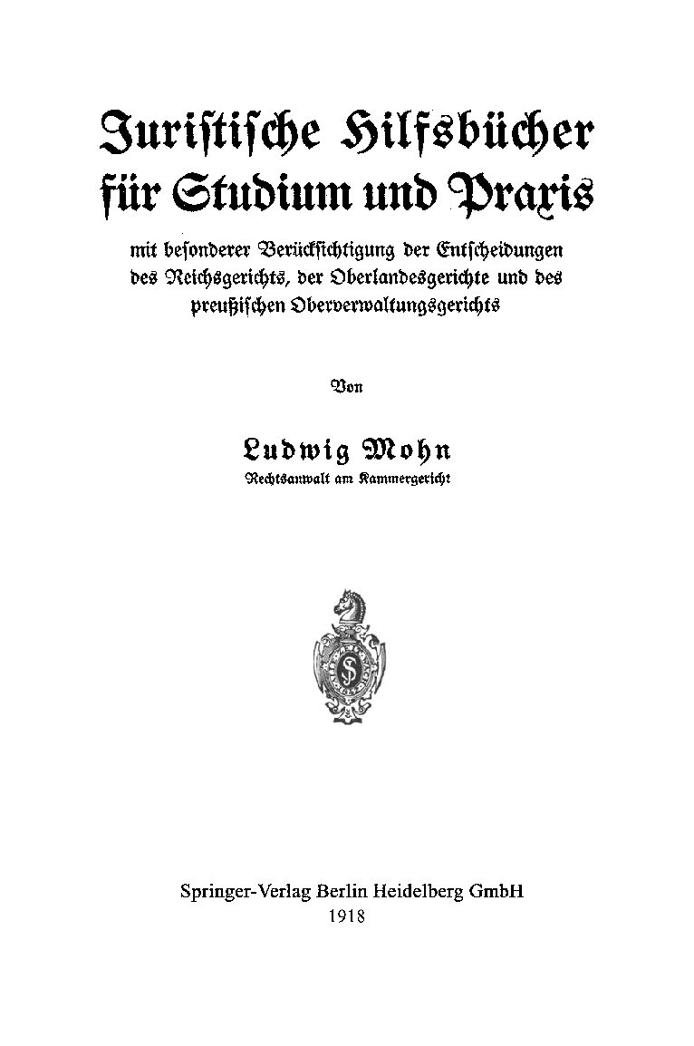 Preußisches Verwaltungsrecht - Praktischer Teil