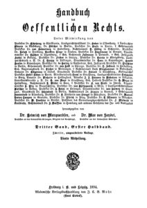 Band 3.1.4: Das Staatsrecht des Großherzogthums Hessen