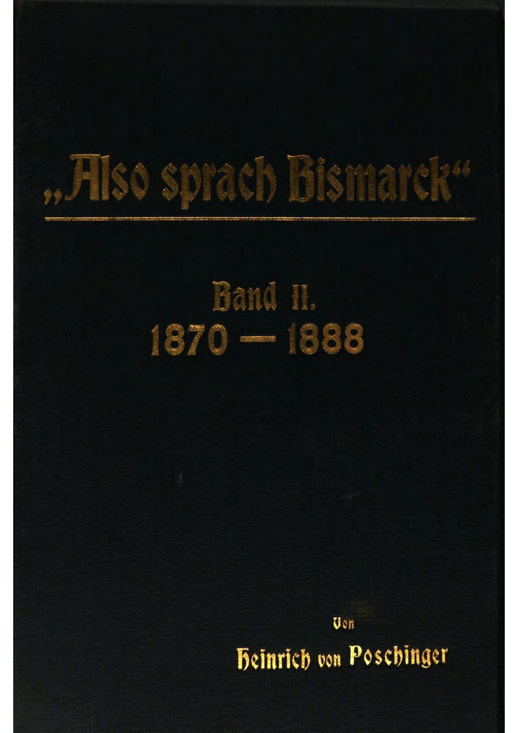 Also sprach Bismarck - Band 2