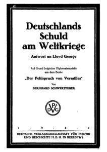 Deutschlands Schuld am Weltkriege - Antwort an Lloyd George